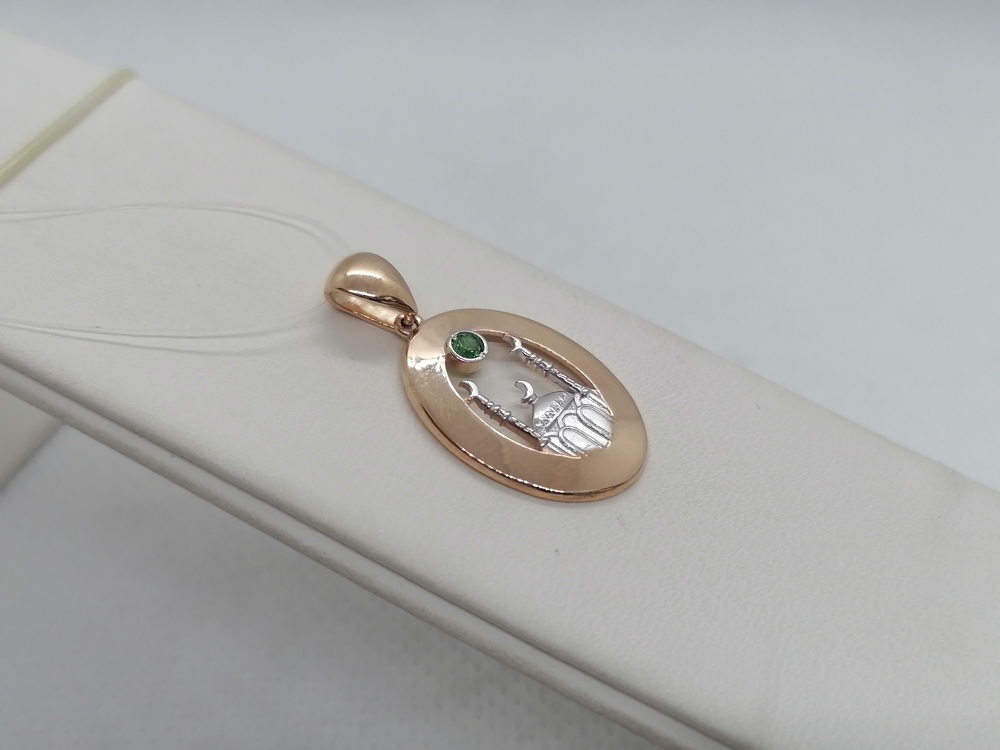 ПОДВЕСКА МЕЧЕТЬ с камнем (Au 585)