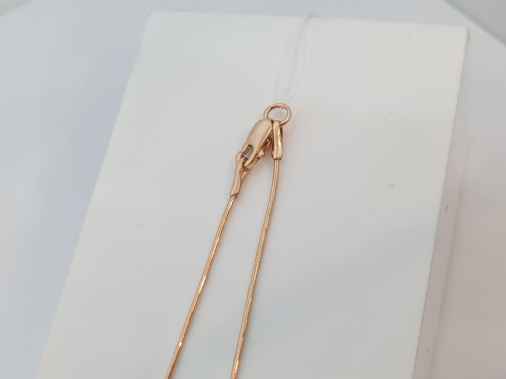 НЦ 12-078 ЦЕПЬ ПОЛНОВЕСНАЯ Жгут(снейк) (Au 585)