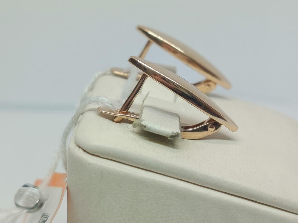 СБКМ585 СЕРЬГИ БЕЗ КАМНЯ (Au 585)