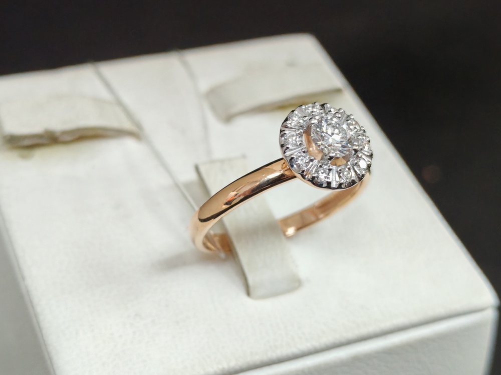 КОЛЬЦО БРИЛЛИАНТ (Au 585)