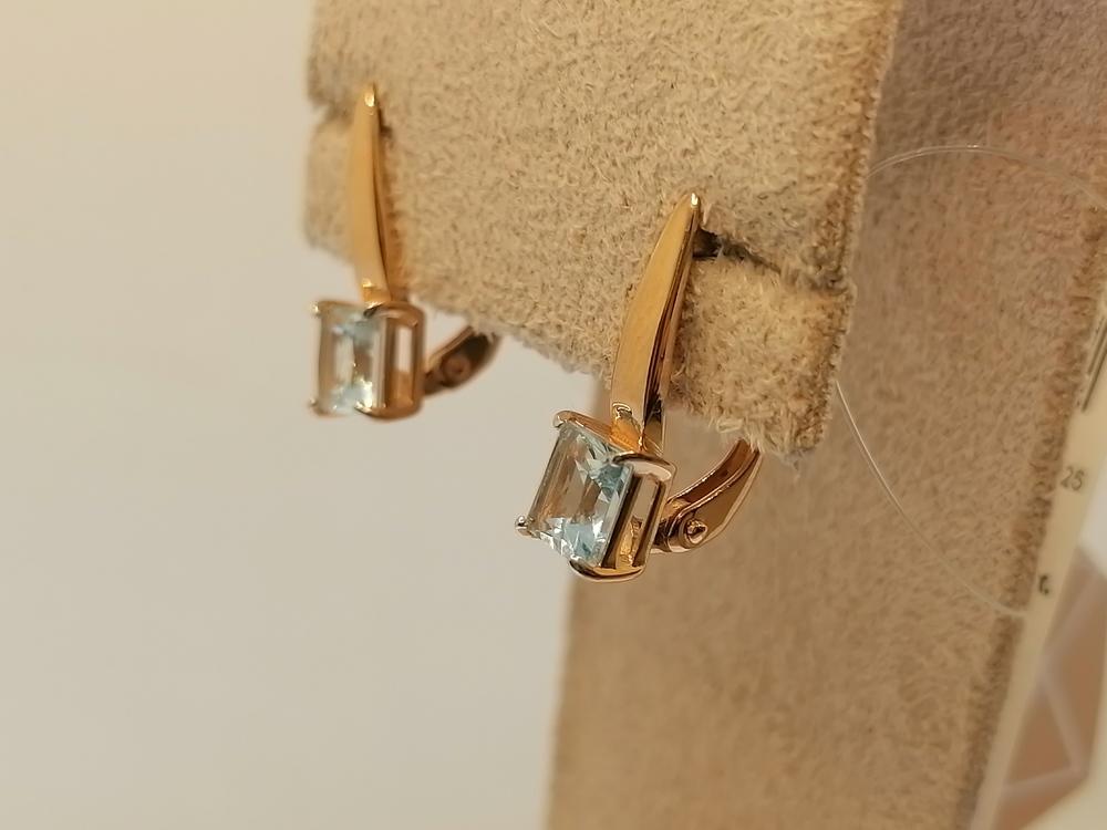 СЕРЬГИ ТОПАЗ (Au 585)