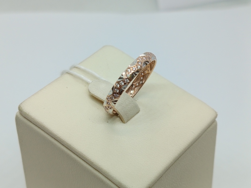 КОЛКМИ585 КОЛЬЦО С КАМНЯМИ (Au 585)