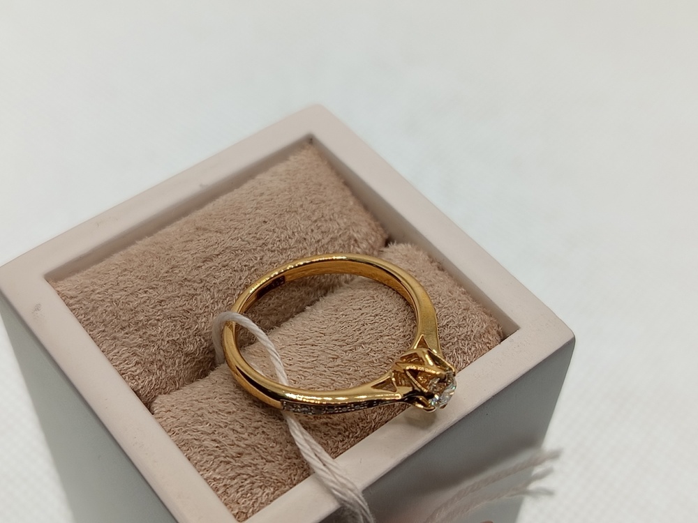 КОЛЬЦО БРИЛЛИАНТ Au 585