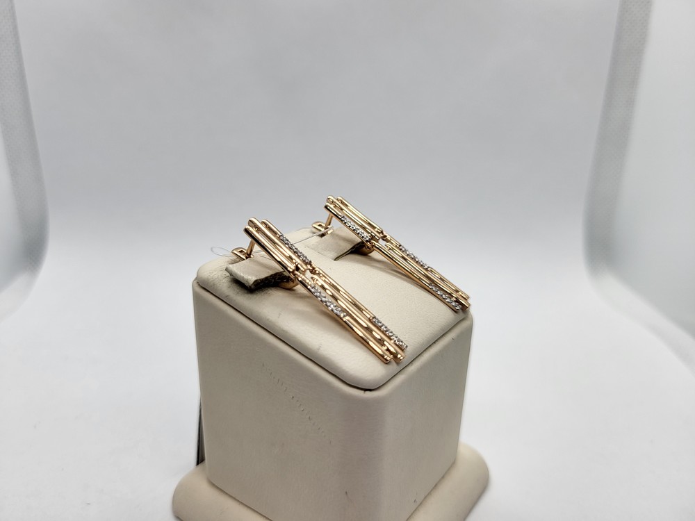 СЕРЬГИ С КАМНЯМИ (Au 585)