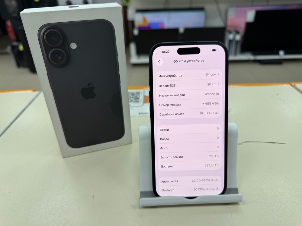 Смартфон Apple Iphone 16 256Gb