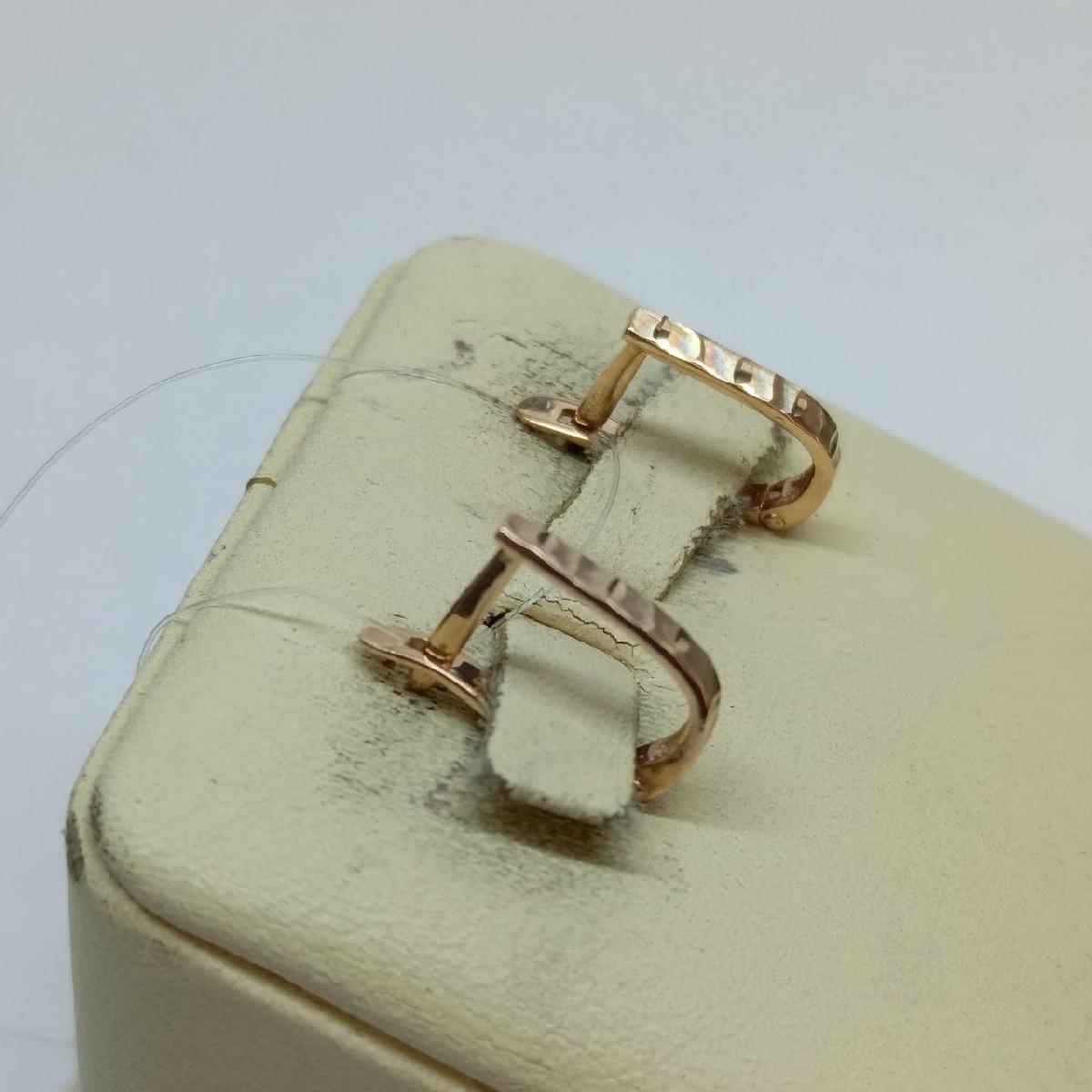 СЕРЬГИ БЕЗ КАМНЯ (Au 585)