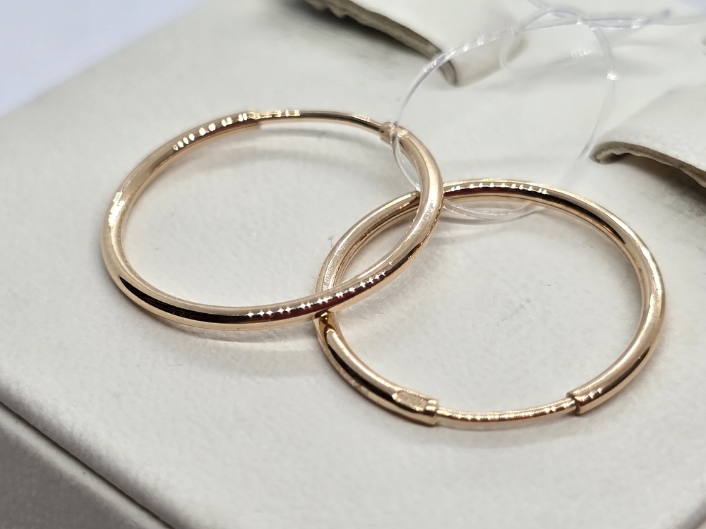 СЕРЬГИ КОНГО без камня (Au 585)