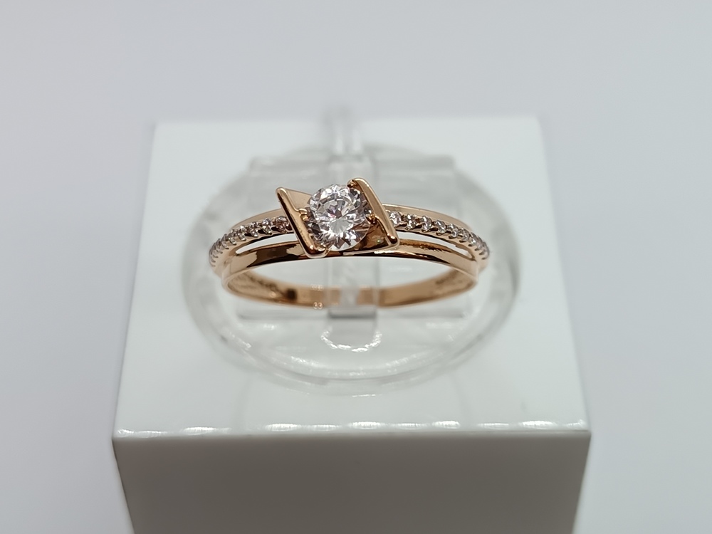 КОЛКМИ585 КОЛЬЦО С КАМНЯМИ (Au 585)