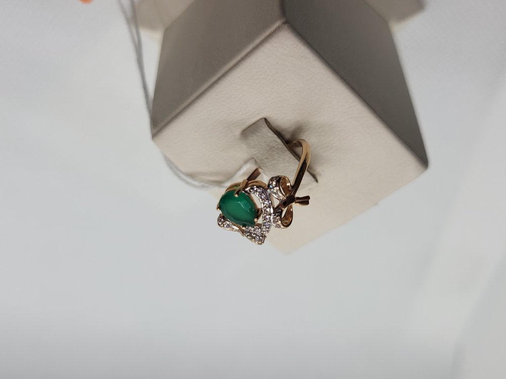 КОЛКМИ585 КОЛЬЦО С КАМНЯМИ (Au 585)