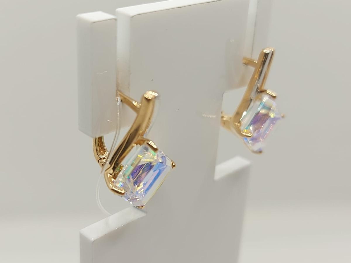 21805790 СЕРЬГИ С КАМНЕМ (Au 585)