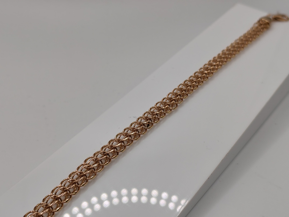 БРАСЛЕТ ПОЛНОВЕСНЫЙ Итальянка Au 585