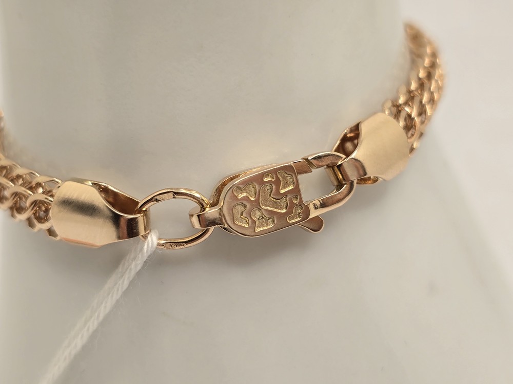 БРАСЛЕТ ПОЛНОВЕСНЫЙ Итальянка Au 585