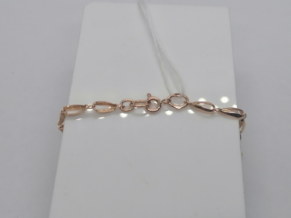 Б585 БРАСЛЕТ С КАМНЯМИ (Au 585)