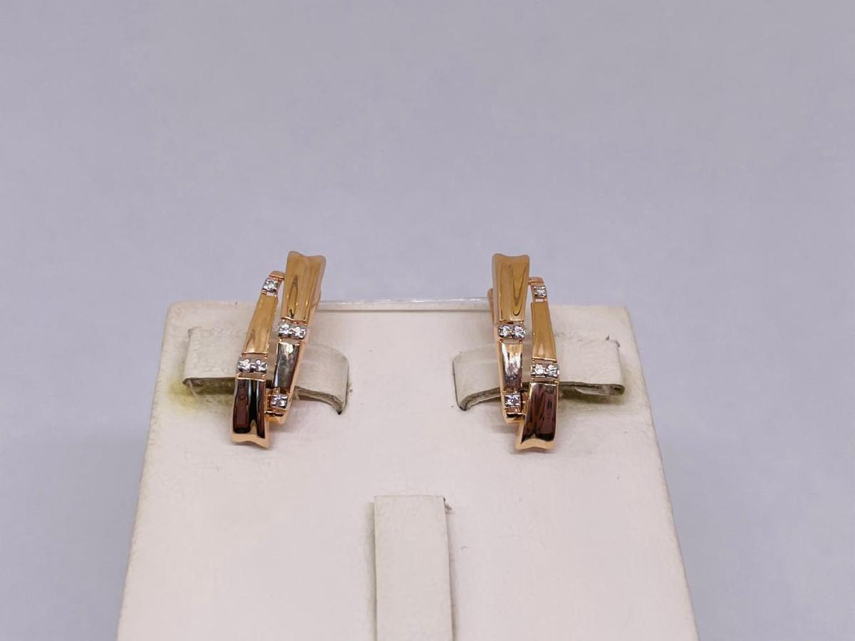 СЕРЬГИ С КАМНЯМИ (Au 585)