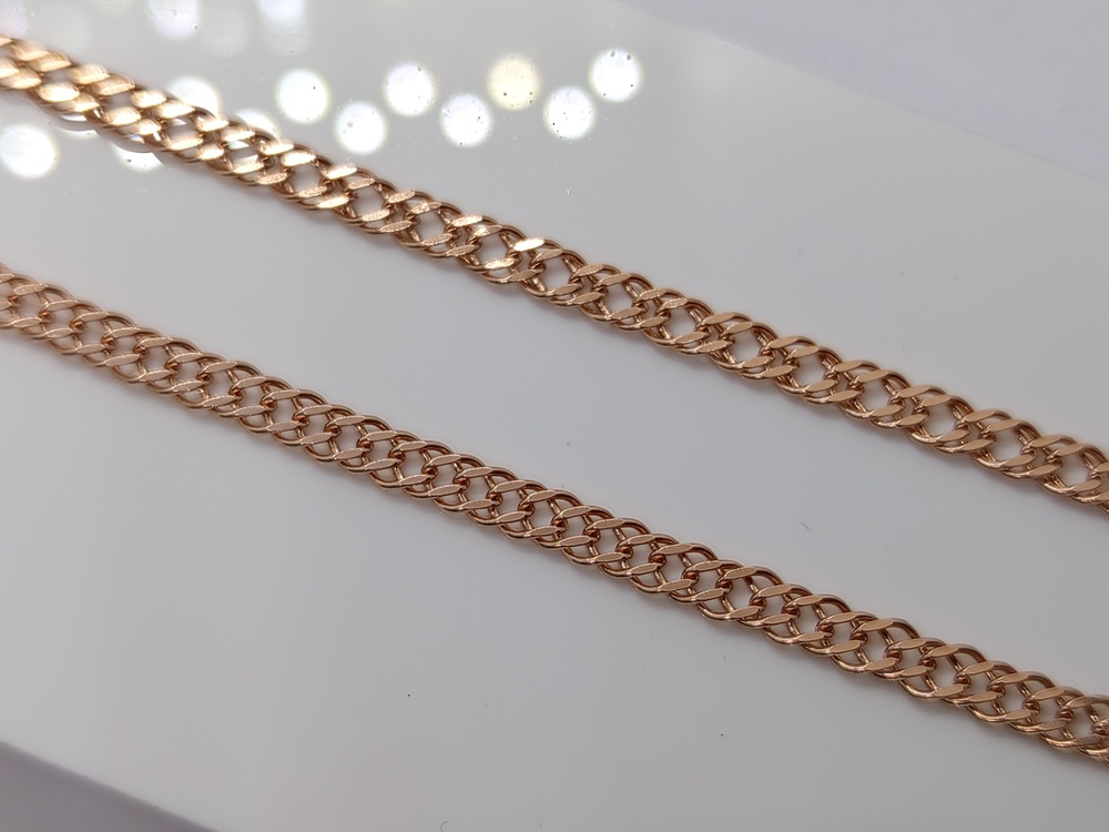 ЦЛР2585 ЦЕПЬ ПОЛНОВЕСНАЯ Ромб двойной (Au 585) ЦЛР2585 ЦЕПЬ ПОЛНОВЕСНАЯ Ромб двойной (Au 585)