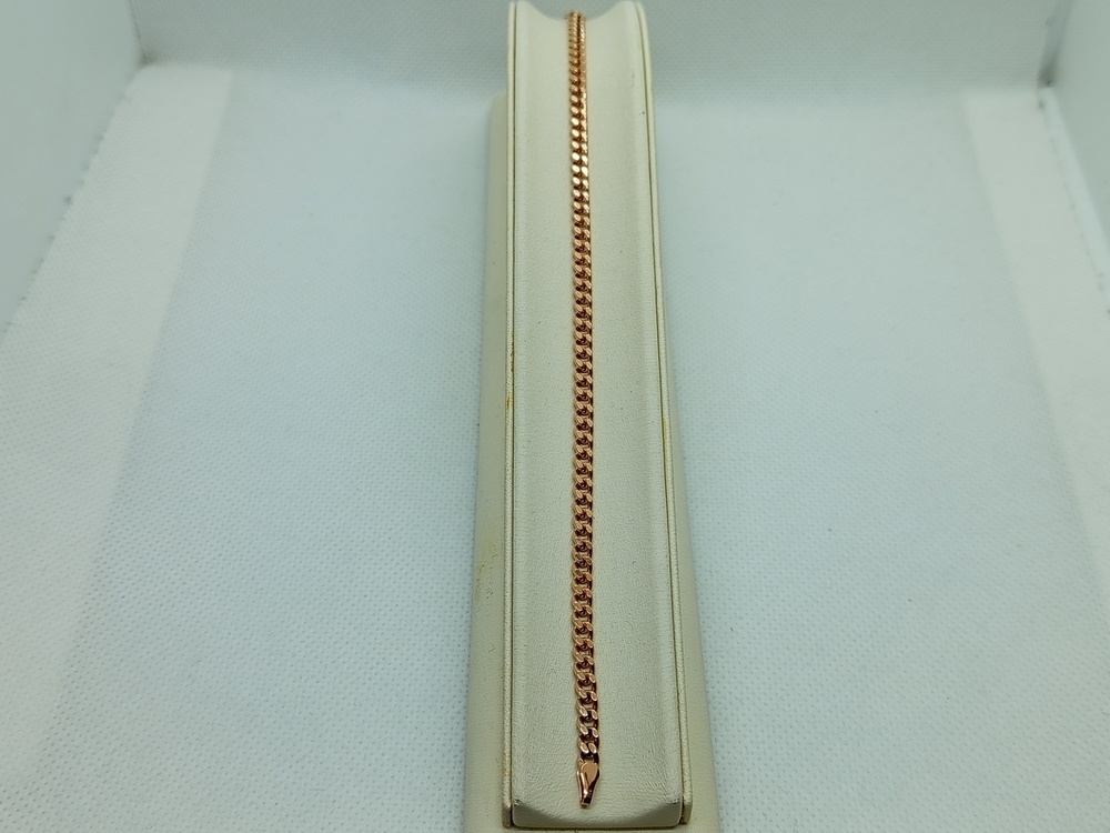 БРАСЛЕТ ПУСТОТЕЛЫЙ Панцирное Au 585