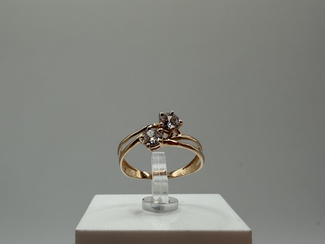 КОЛКМИ585 КОЛЬЦО С КАМНЯМИ (Au 585)