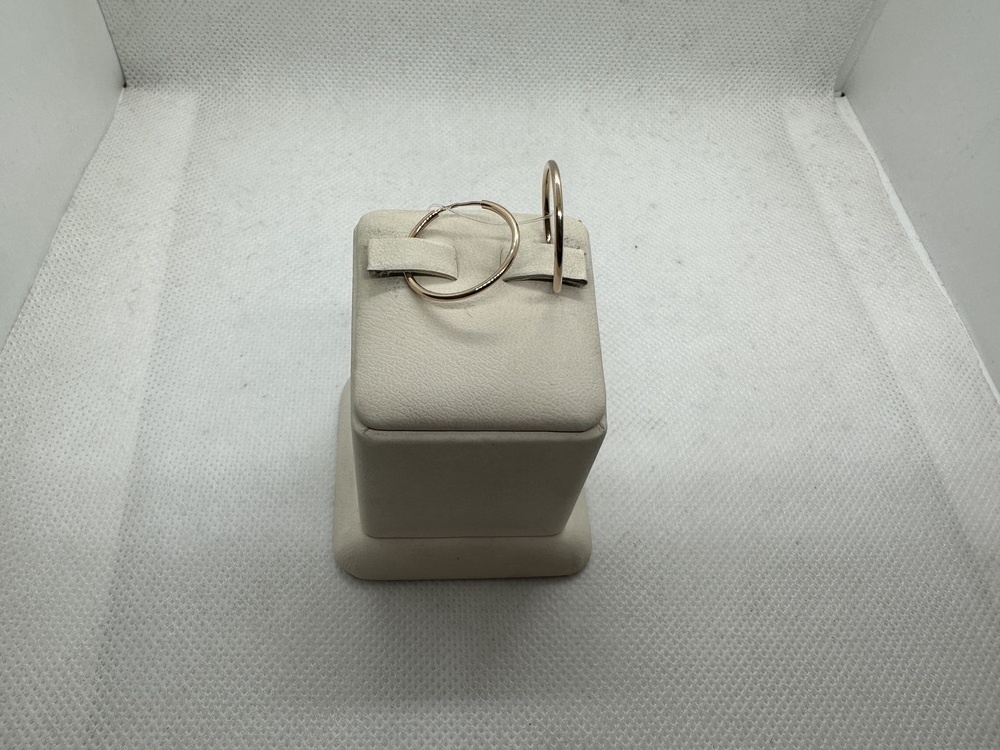 20771-17 СЕРЬГИ КОНГО без камня (Au 585)