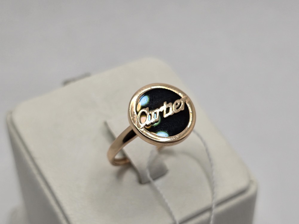 КОЛЬЦО ОНИКС (Au 585)