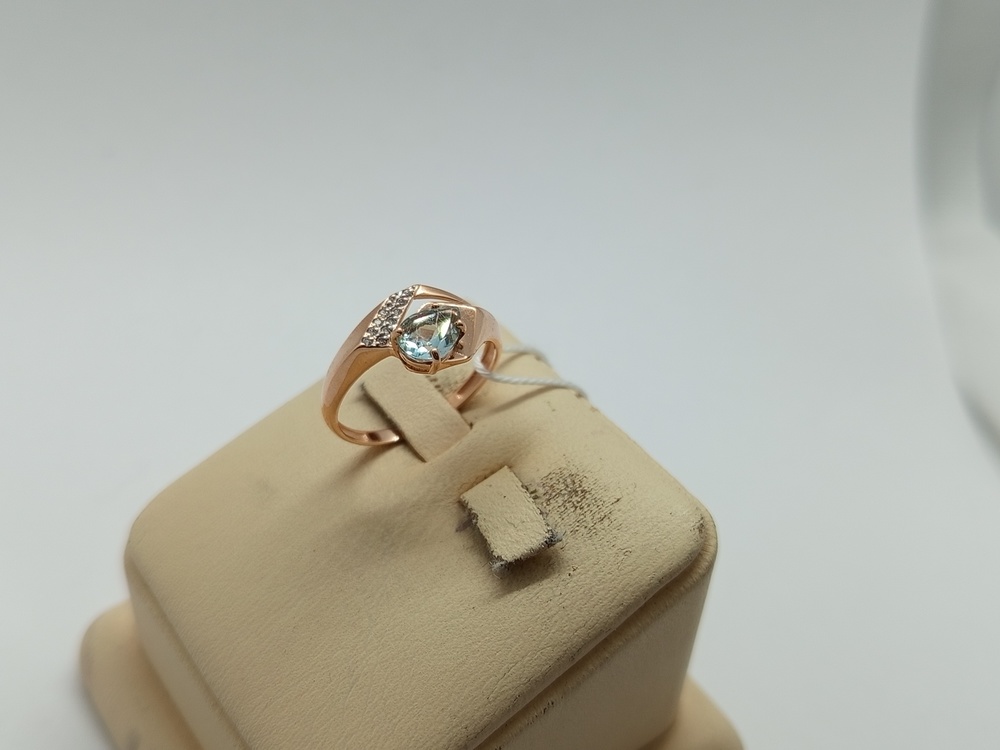 КОЛКМИ585 КОЛЬЦО С КАМНЯМИ (Au 585)