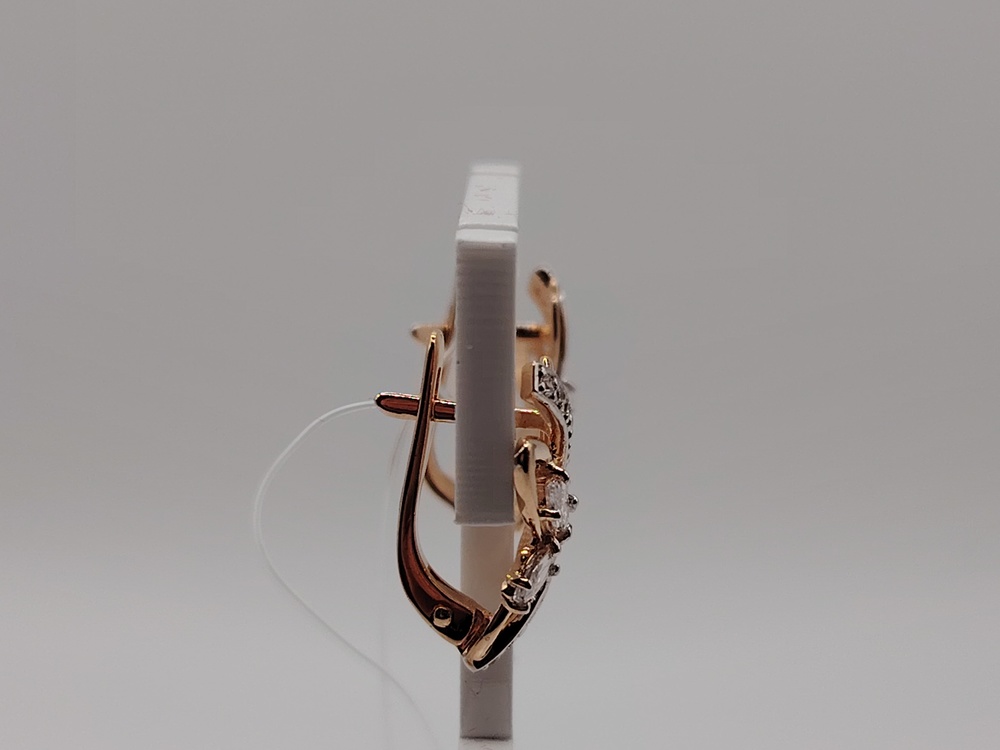 СЕРЬГИ С КАМНЯМИ (Au 585)