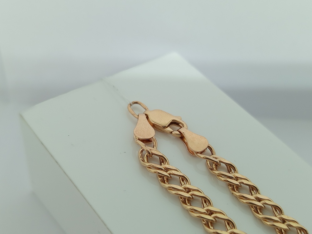 ЦПР2585 ЦЕПЬ ПУСТОТЕЛАЯ Ромб двойной (Au 585)