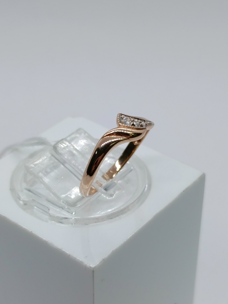 КОЛКМИ585 КОЛЬЦО С КАМНЯМИ (Au 585)