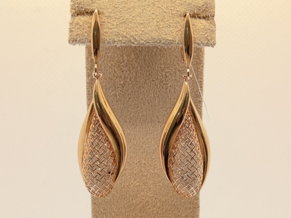 СЕРЬГИ С КАМНЯМИ (Au 585)