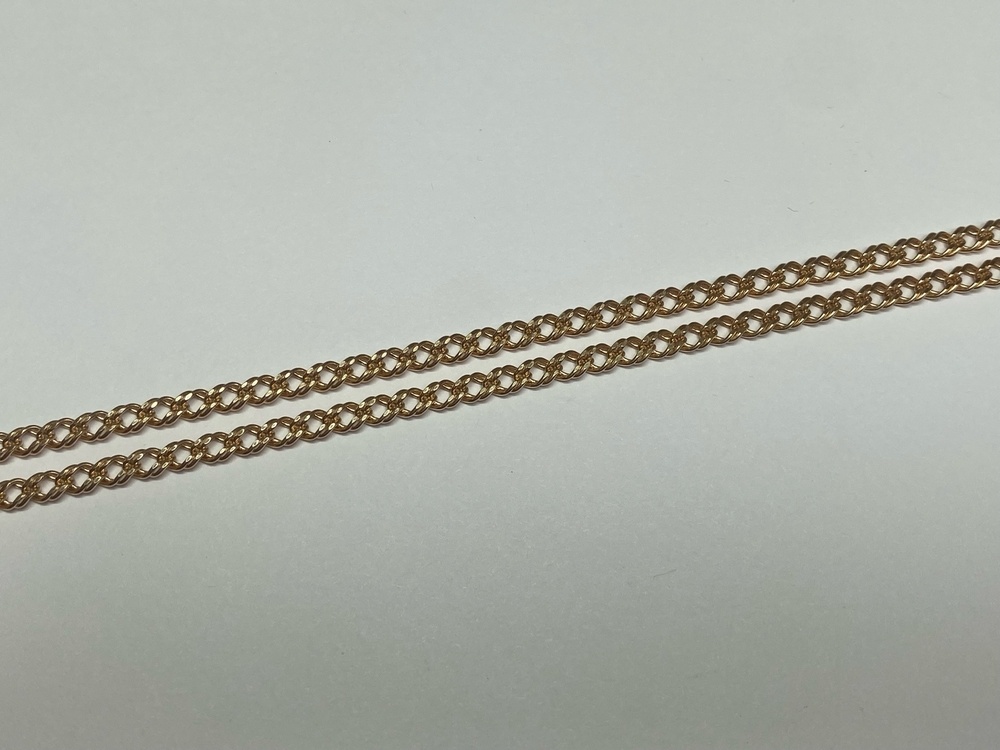 ЦЕПЬ ПУСТОТЕЛАЯ Ромб двойной (Au 585)