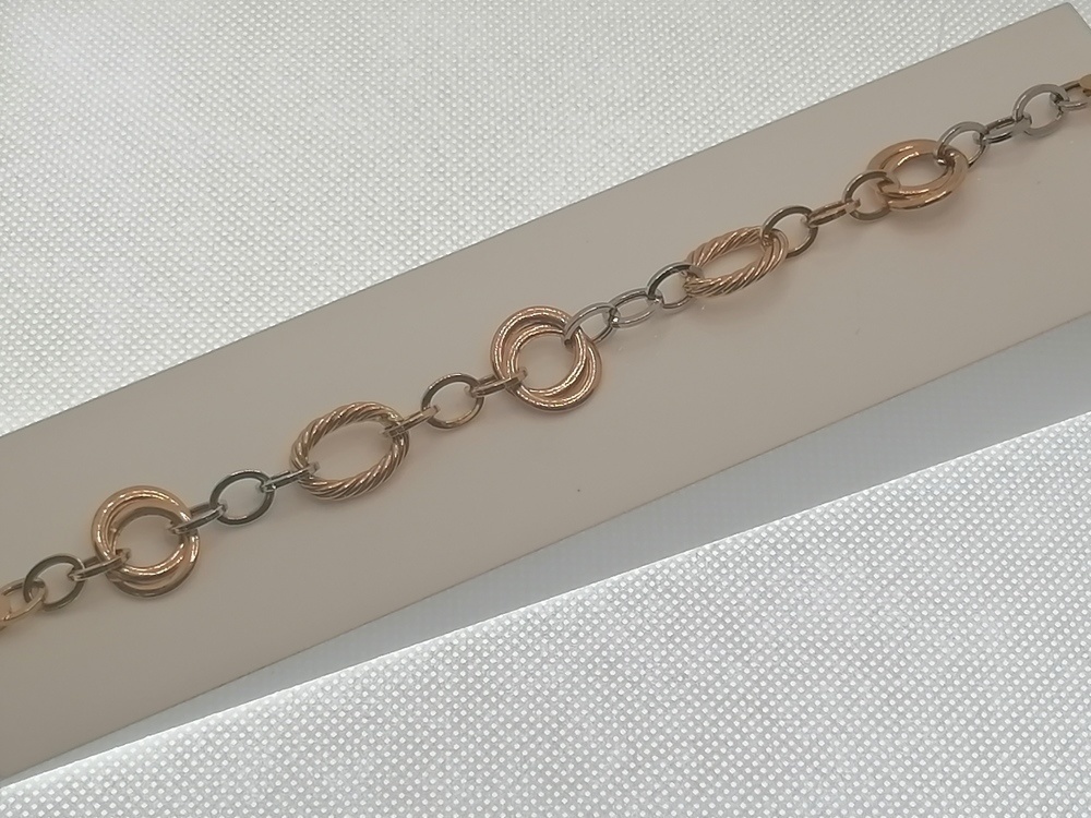 БРАСЛЕТ ПУСТОТЕЛЫЙ Фантазия (Au 585)