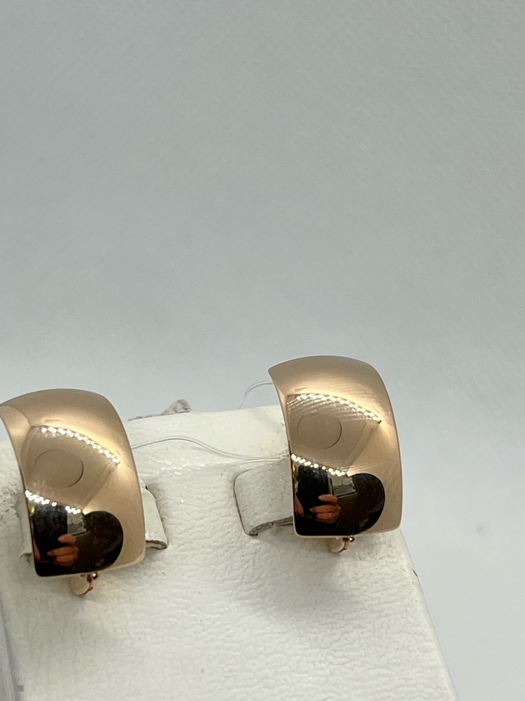 20365 СЕРЬГИ БЕЗ КАМНЯ (Au 585)