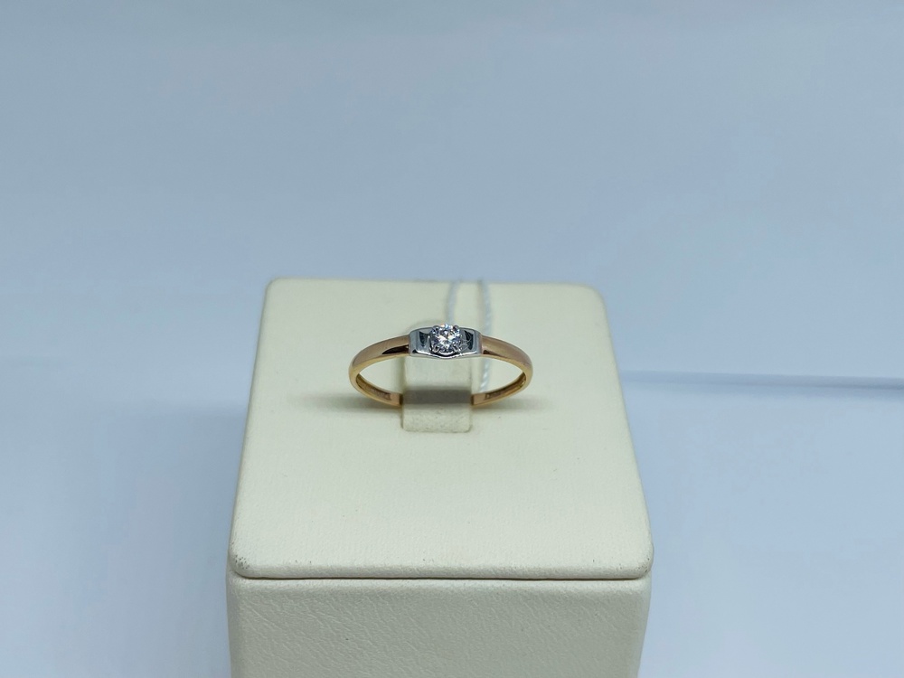 КОЛЬЦО С КАМНЕМ (Au 585)