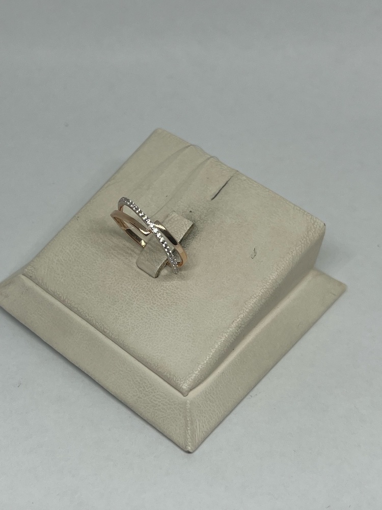 КОЛЬЦО С КАМНЯМИ (Au 585)