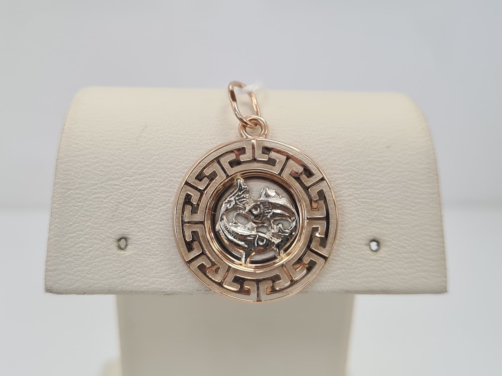 ПОДВЕСКА ЗНАК ЗОДИАКА РЫБЫ Au 585