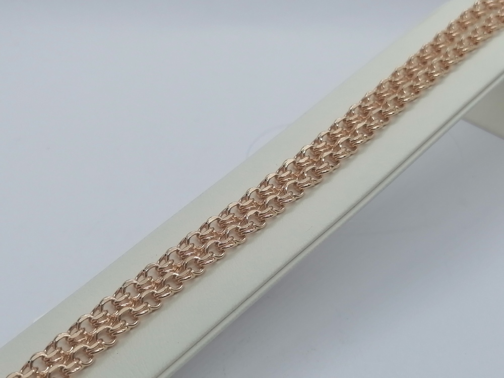 ЦЕПЬ ПУСТОТЕЛАЯ Бисмарк (Au 585)