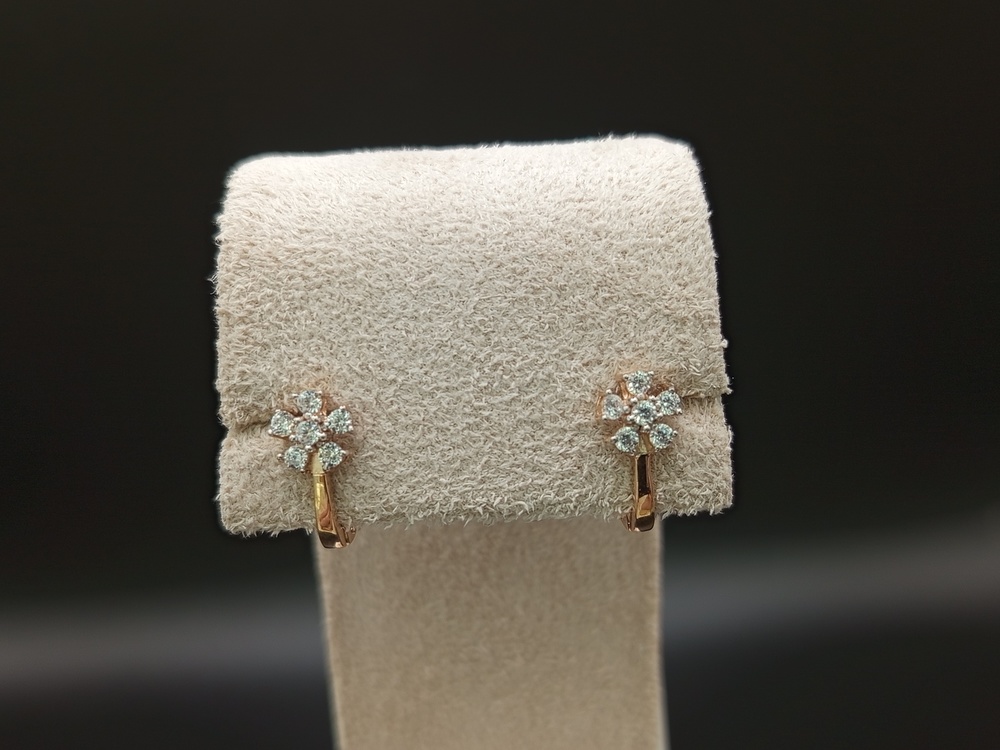 СЕРЬГИ С КАМНЯМИ (Au 585)