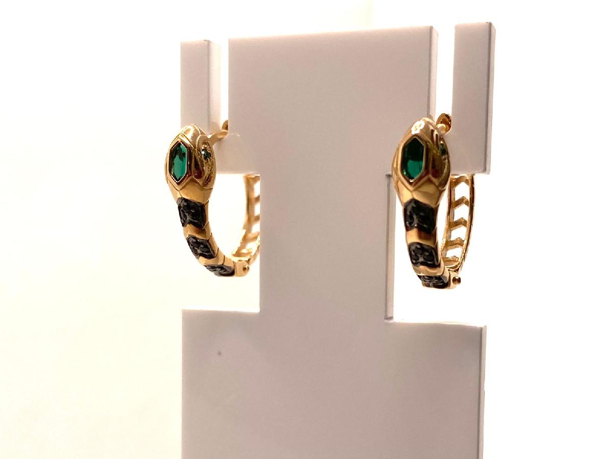 СЕРЬГИ С КАМНЯМИ (Au 585) СЕРЬГИ С КАМНЯМИ (Au 585)