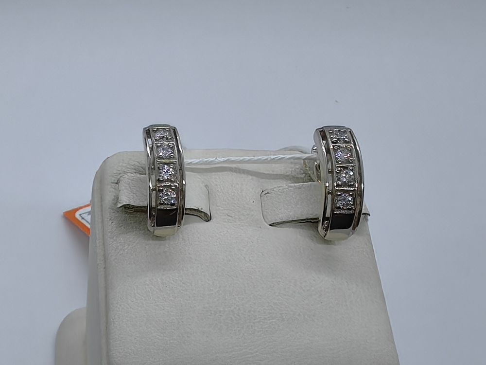 СКМИ585 СЕРЬГИ С КАМНЯМИ (Au 585)