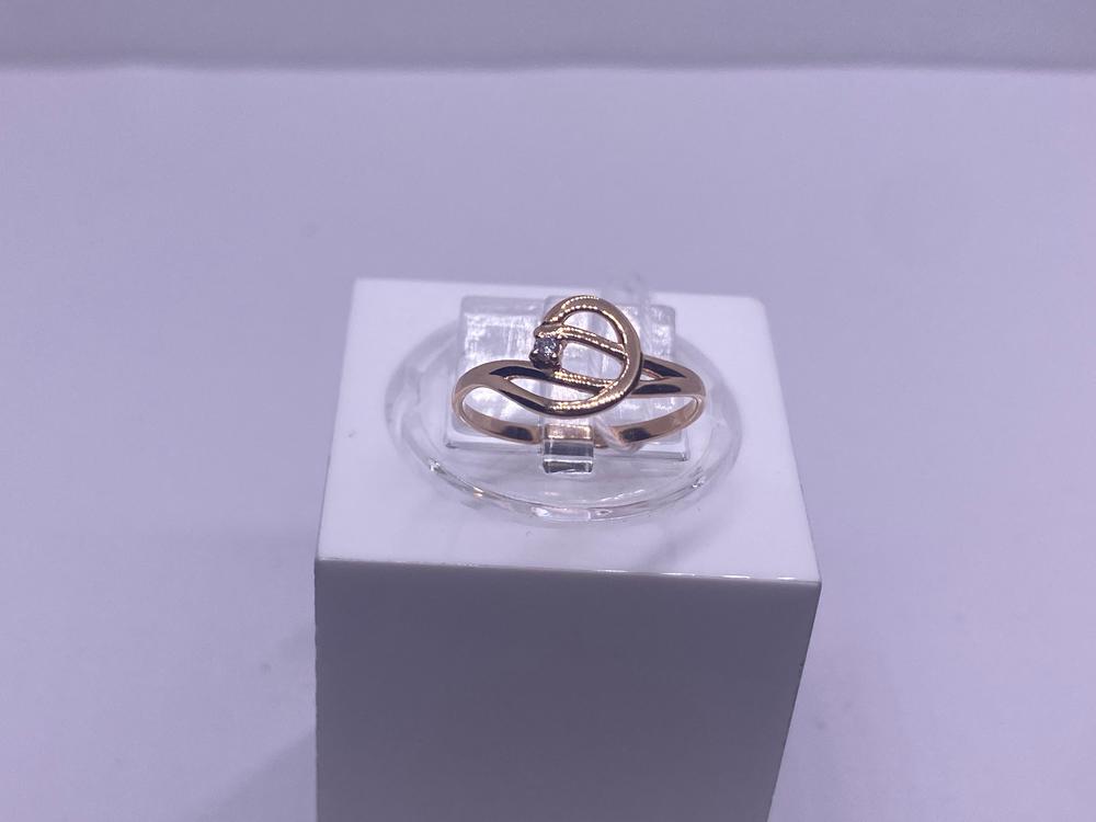 КОЛКМ585 КОЛЬЦО С КАМНЕМ (Au 585)