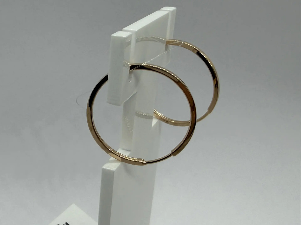 03-207337 СЕРЬГИ КОНГО без камня (Au 585)