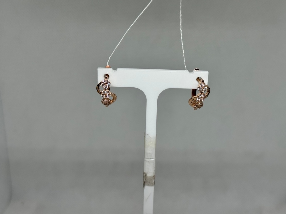 СЕРЬГИ С КАМНЯМИ (Au 585)