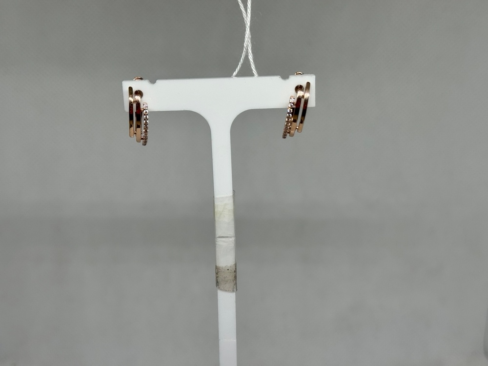 СКМИ585 СЕРЬГИ С КАМНЯМИ (Au 585)