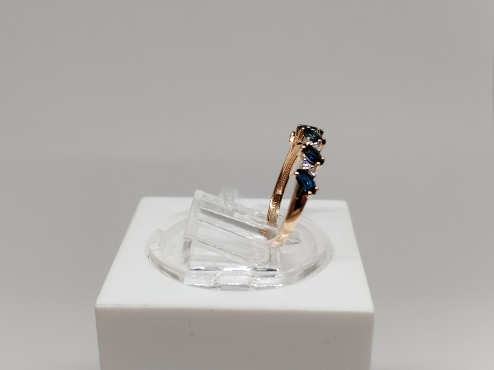 КОЛКМИ585 КОЛЬЦО С КАМНЯМИ (Au 585)