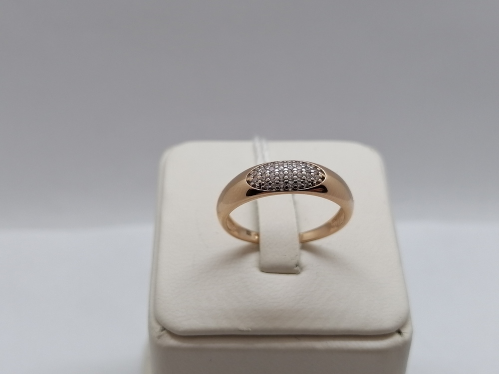 КОЛЬЦО С КАМНЯМИ (Au 585)