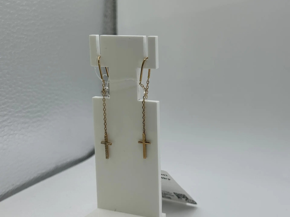 СЕРЬГИ С КАМНЯМИ (Au 585)