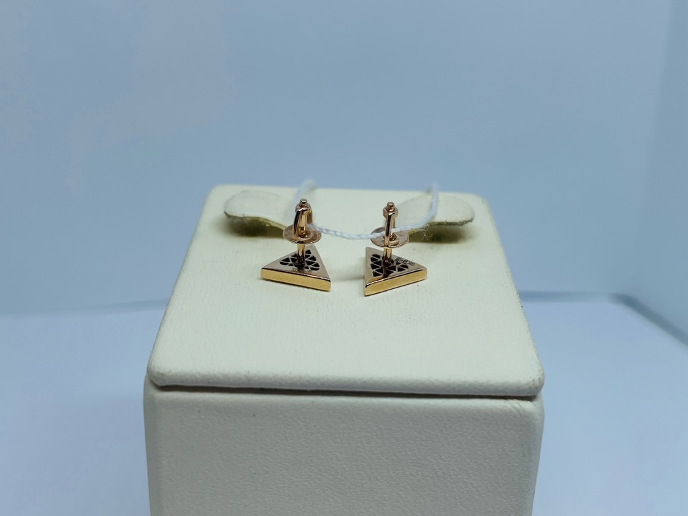 СЕРЬГИ ПУСЕТЫ без камня (Au 585)