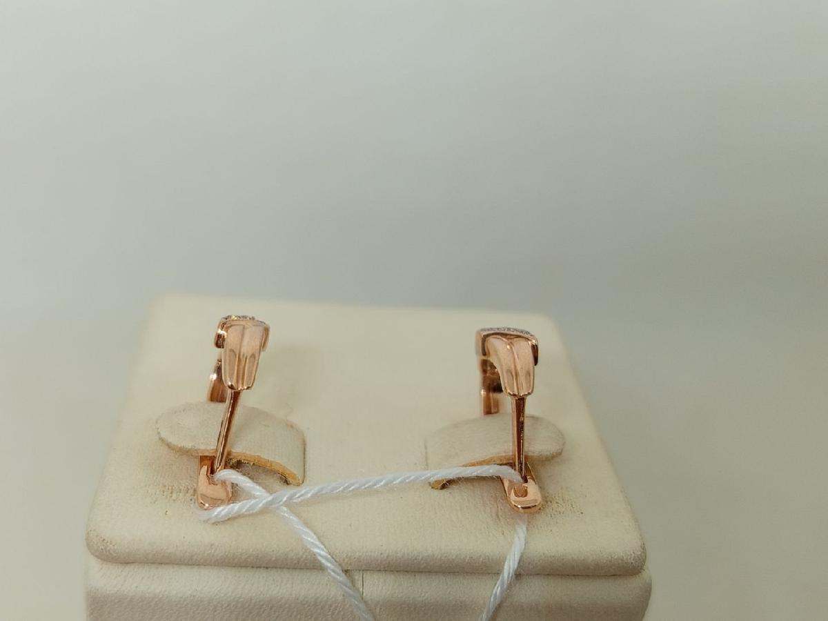 СКМИ585 СЕРЬГИ С КАМНЯМИ (Au 585)