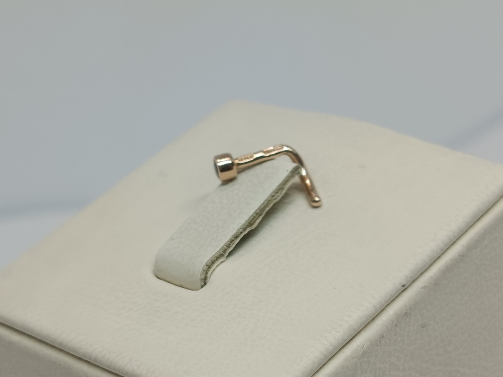 ПИРСИНГ С КАМНЕМ (Au 585)