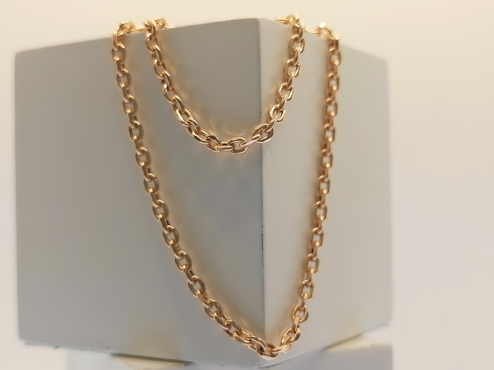 8060208П-40 ЦЕПЬ ПУСТОТЕЛАЯ Якорное (Au 585)