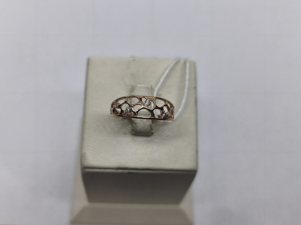 КОЛКМИ585 КОЛЬЦО С КАМНЯМИ (Au 585)